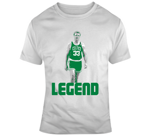 Larry Bird Legend GOAT Boston Basketball Fan T Shirt