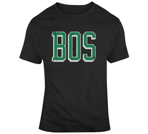 Boston Vintage BOS Boston Basketball Fan T Shirt
