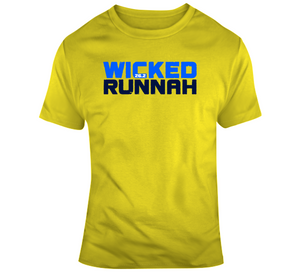 Boston Marathon Inspired 26.2 Miles City Wicked Runnah T Shirt