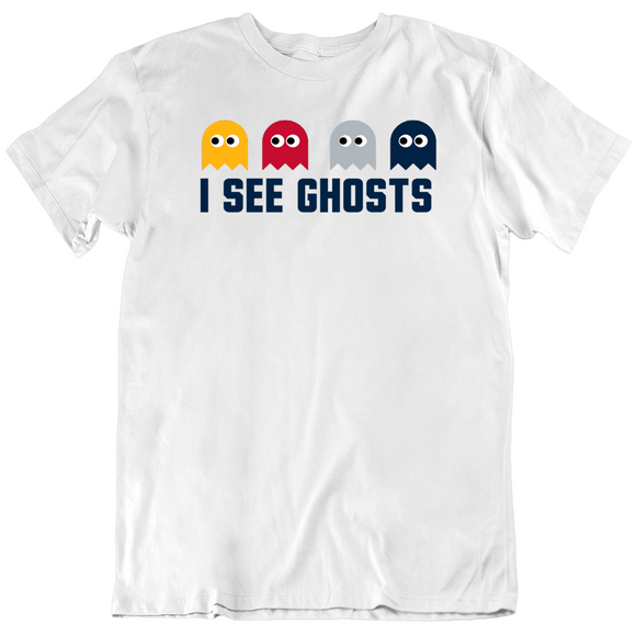 I See Ghosts Defense New England Football Fan V2 T Shirt