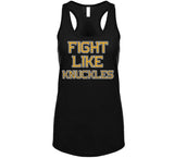 Fight Like Knuckles Chris Nilan Boston Hockey Fan T Shirt