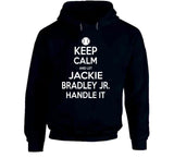 Jackie Bradley Jr Keep Calm Boston Baseball Fan T Shirt