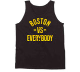 Boston Vs Everybody Hockey Fan Distressed T Shirt