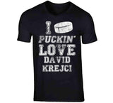 David Krejci I Love Boston Hockey Fan T Shirt