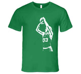 Larry Bird Silhouette Legend Boston Basketball Fan T Shirt