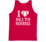 Heath Hembree I Heart Boston Baseball Fan T Shirt