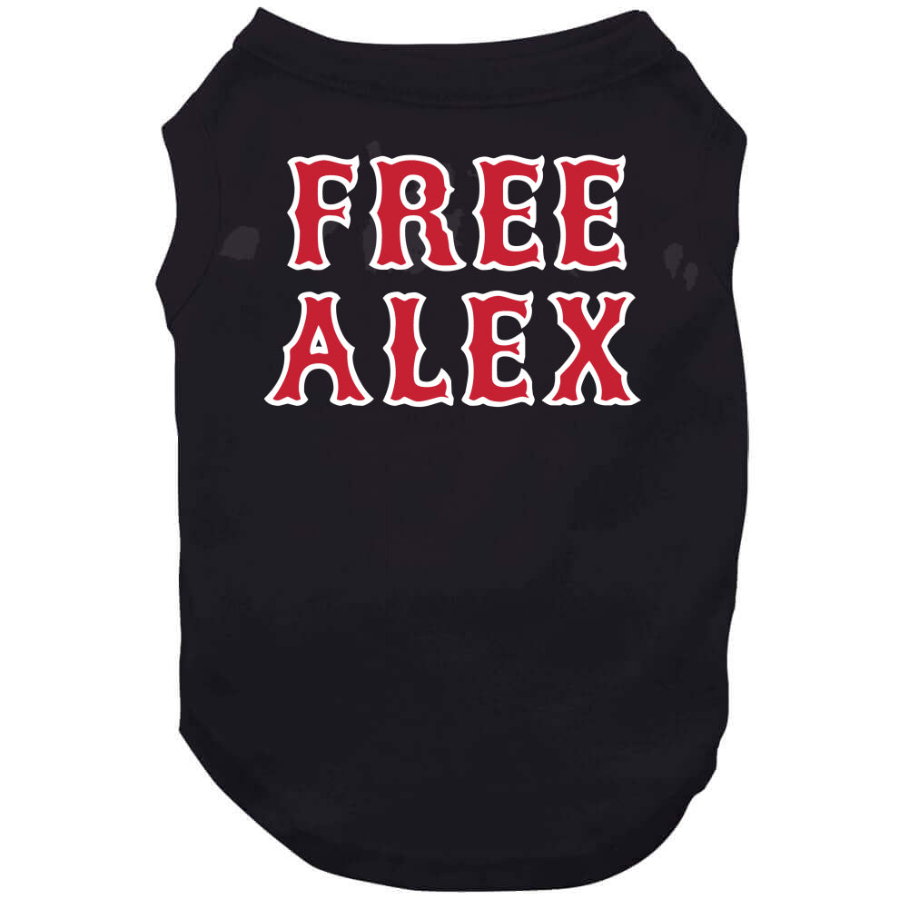 Free Alex Cora Boston Baseball Fan T Shirt Dog / Black / Small