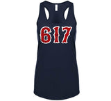Boston Champs 617 Area Code Boston Baseball Fan T Shirt