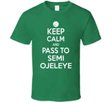 Semi Ojeleye Keep Calm Boston Basketball Fan T Shirt