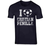 Cristian Penilla I Heart New England Soccer T Shirt