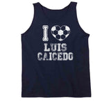 Luis Caicedo I Heart New England Soccer T Shirt