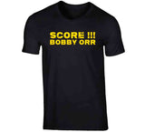 Score Bobby Orr Fred Cusick Call Boston Hockey Fan T Shirt