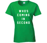 Who Is Coming In Second Larry Bird Boston Basketball Fan T Shirt