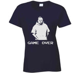 Bill Belichick Game Over New England Football Fan Pixelated T Shirt