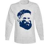 Fear The Beard Julian Edelman New England Football Retro 8 Bit Style T Shirt