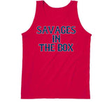 Savages In The Box Boston Baseball Fan V2 T Shirt