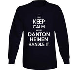 Danton Heinen Keep Calm Boston Hockey Fan T Shirt