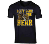 Dont Poke The Bear Boston Hockey Fan Distressed T Shirt