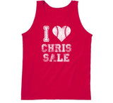 Chris Sale I Heart Boston Baseball Fan T Shirt