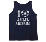 Jalil Anibaba I Heart New England Soccer T Shirt