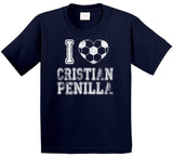 Cristian Penilla I Heart New England Soccer T Shirt