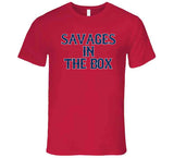 Savages In The Box Boston Baseball Fan V2 T Shirt