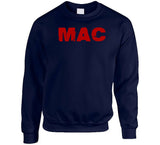 Mac Jones Mac New England Football Fan Navy T Shirt