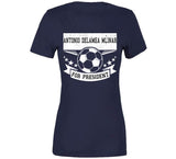 Antonio Delamea Mlinar For President New England Soccer T Shirt