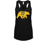 Patrice Bergeron Bear Silhouette 37 Boston Hockey Fan T Shirt