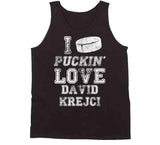 David Krejci I Love Boston Hockey Fan T Shirt