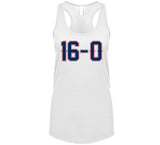 16 And 0 Lets Go New England Football Fan T Shirt