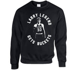 Larry Bird Larry Legend Gets Buckets Boston Basketball Fan T Shirt