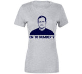 Bill Belichick On to Number 7 New England Football Fan T Shirt
