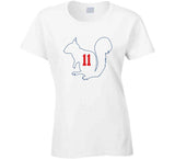Julian Edelman The Squirrel 11 New England Football Fan white T Shirt