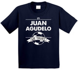 Juan Agudelo We Trust New England Soccer T Shirt