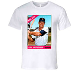 Carl Yastrzemski Boston Baseball Card Fan V2 T Shirt