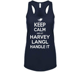 Harvey Langl Keep Calm New England Football Fan T Shirt