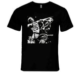 Retro Larry Bird Blocking Charles Barkley Boston Basketball Fan T Shirt