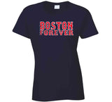 Boston Forever Baseball Fan Distressed T Shirt