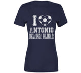 Antonio Delamea Mlinar I Heart New England Soccer T Shirt