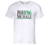 Boston 86 Champions Bird Mchale 86 Boston Basketball Fan T Shirt