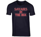 Savages In The Box Boston Baseball Fan T Shirt