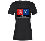 LIII Scoreboard New England Football Fan T Shirt