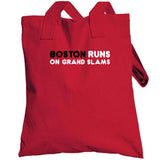 Boston Runs On Grand Slams Boston Baseball Fan v2 T Shirt