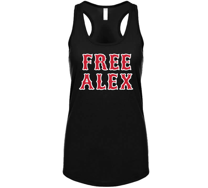 BeantownTshirts Free Alex Cora Boston Baseball Fan T Shirt Ladies Tanktop / Black / 2 X-Large