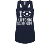 Antonio Delamea Mlinar I Heart New England Soccer T Shirt