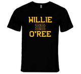 Willie O'ree 22 Pioneer Boston Hockey Fan T Shirt