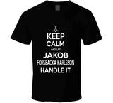 Jakob Forsbacka Karlsson Keep Calm Boston Hockey Fan T Shirt