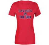 Savages In The Box Boston Baseball Fan V2 T Shirt
