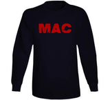 Mac Jones MAC New England Football Fan  T Shirt